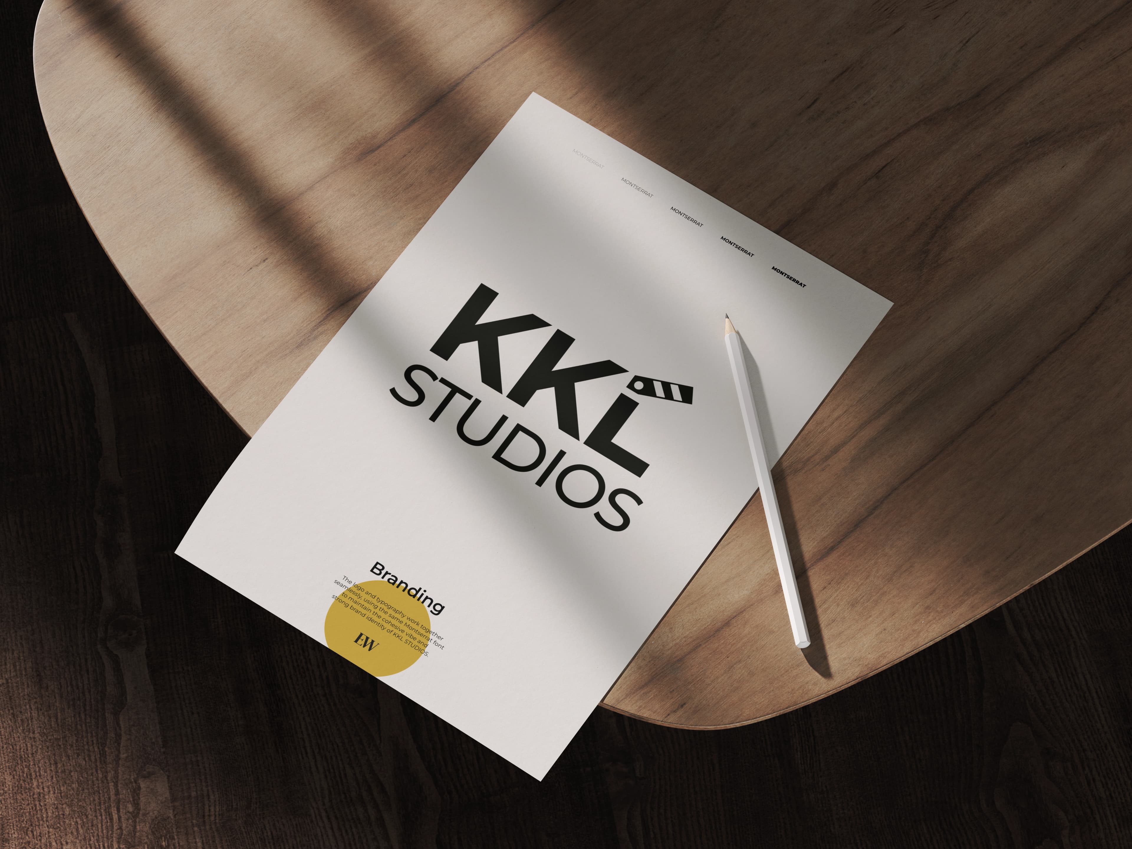 KKL-STUDIOS typography in action